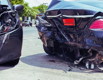Car crash accident on street. Out-of-State Driver Crashes