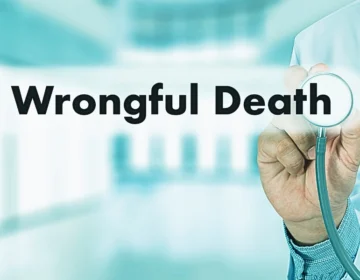 Wrongful Death Doctor talk and patient medical working at office.